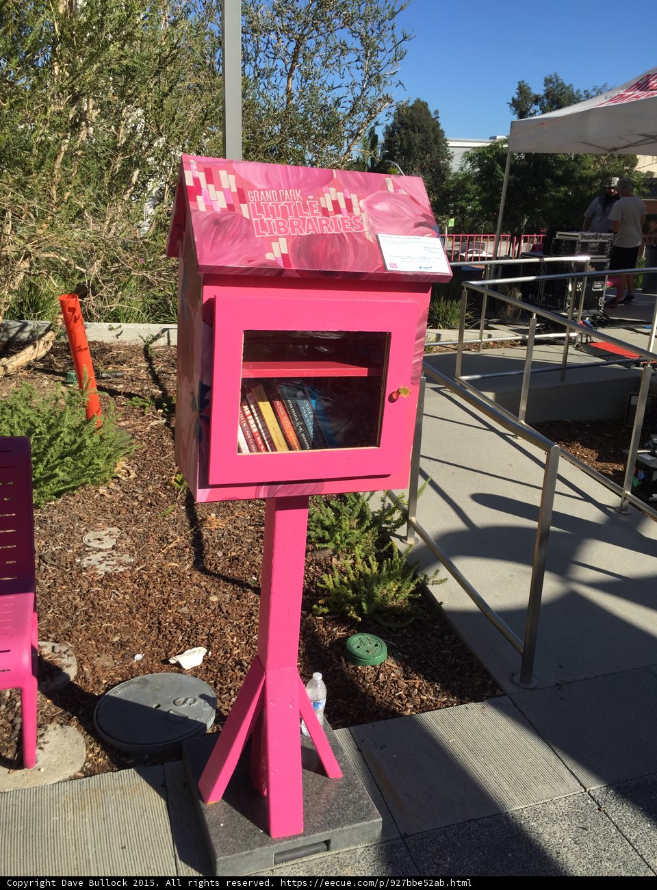 Pink Little Free Library