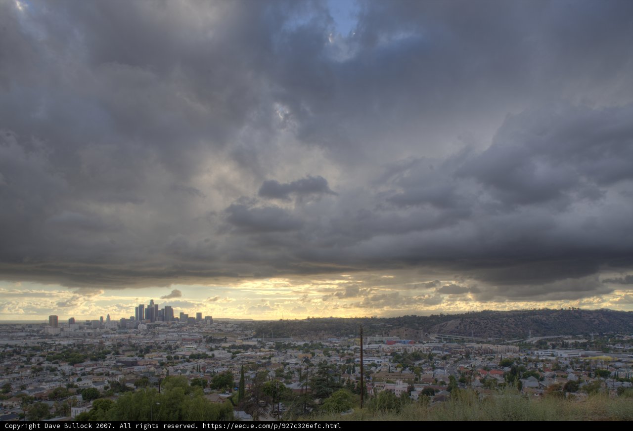 Cityscape at Sunset