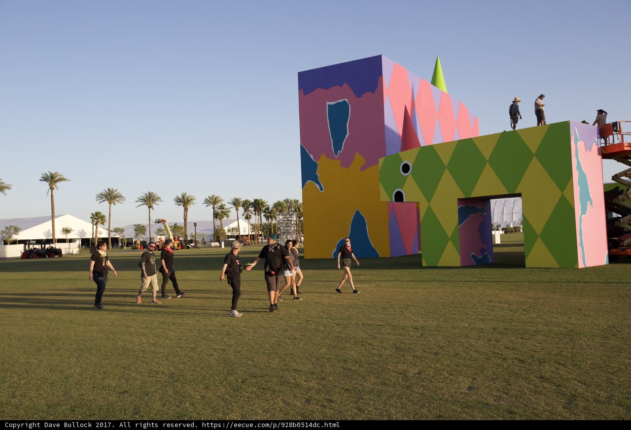 Vibrant Coachella Lawn