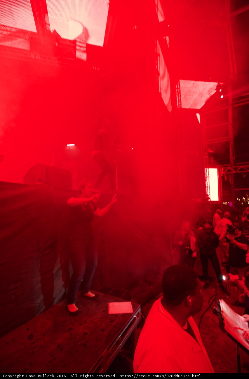 Red Smoke Concert Chaos