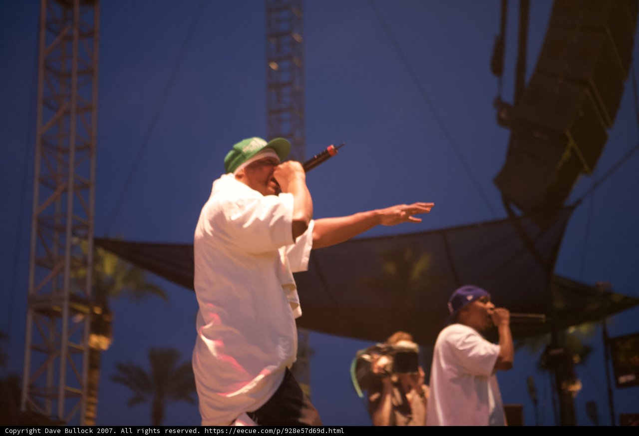 Two Performers on Stage at Coachella