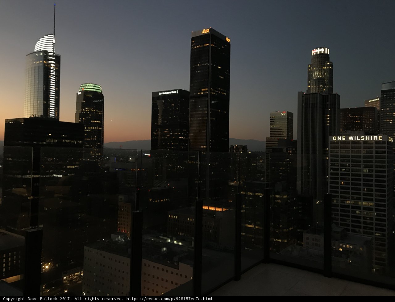 Dusk over the City of Angels