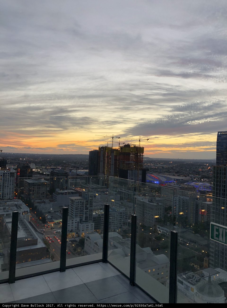 Cityscape at Sunset