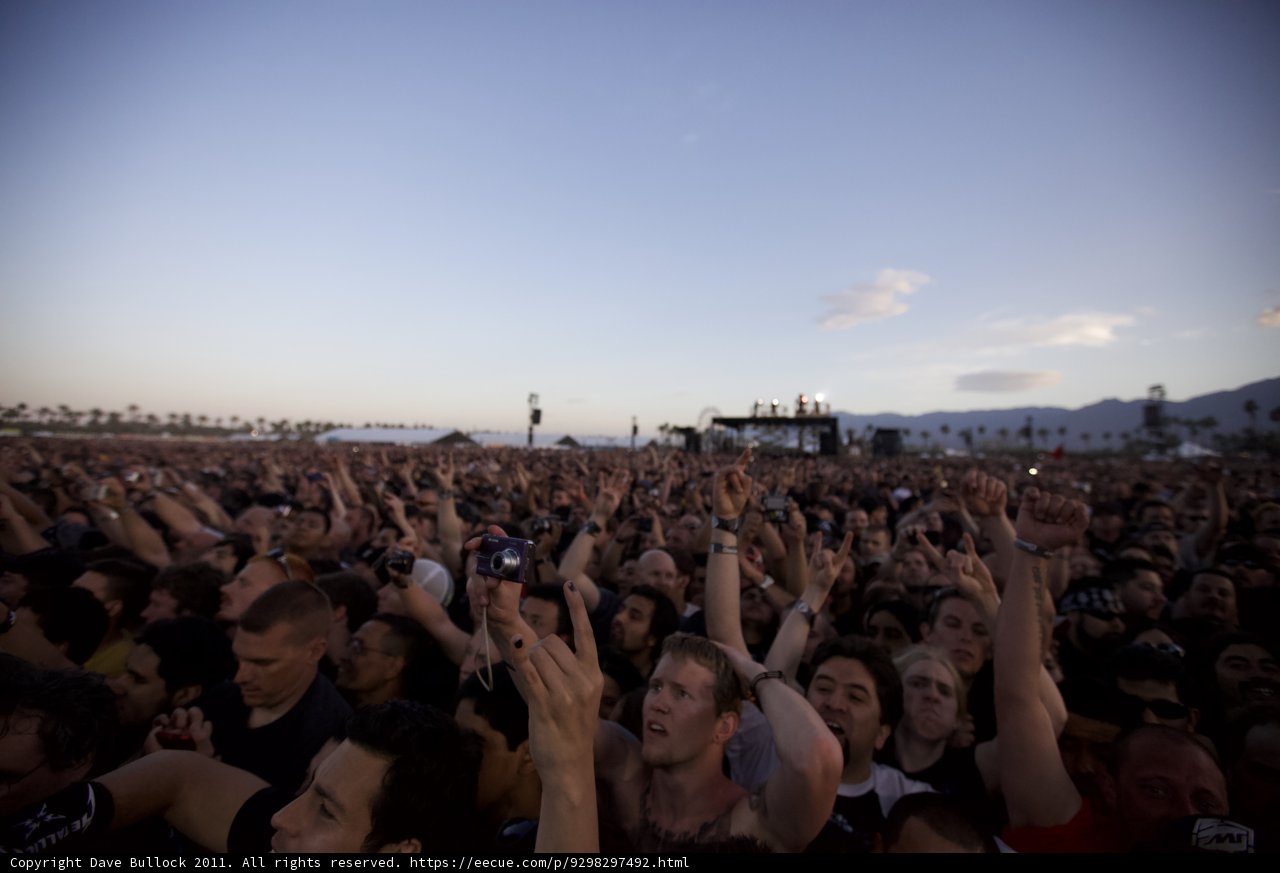 Massive Crowd at the Big Four Festival Concert
