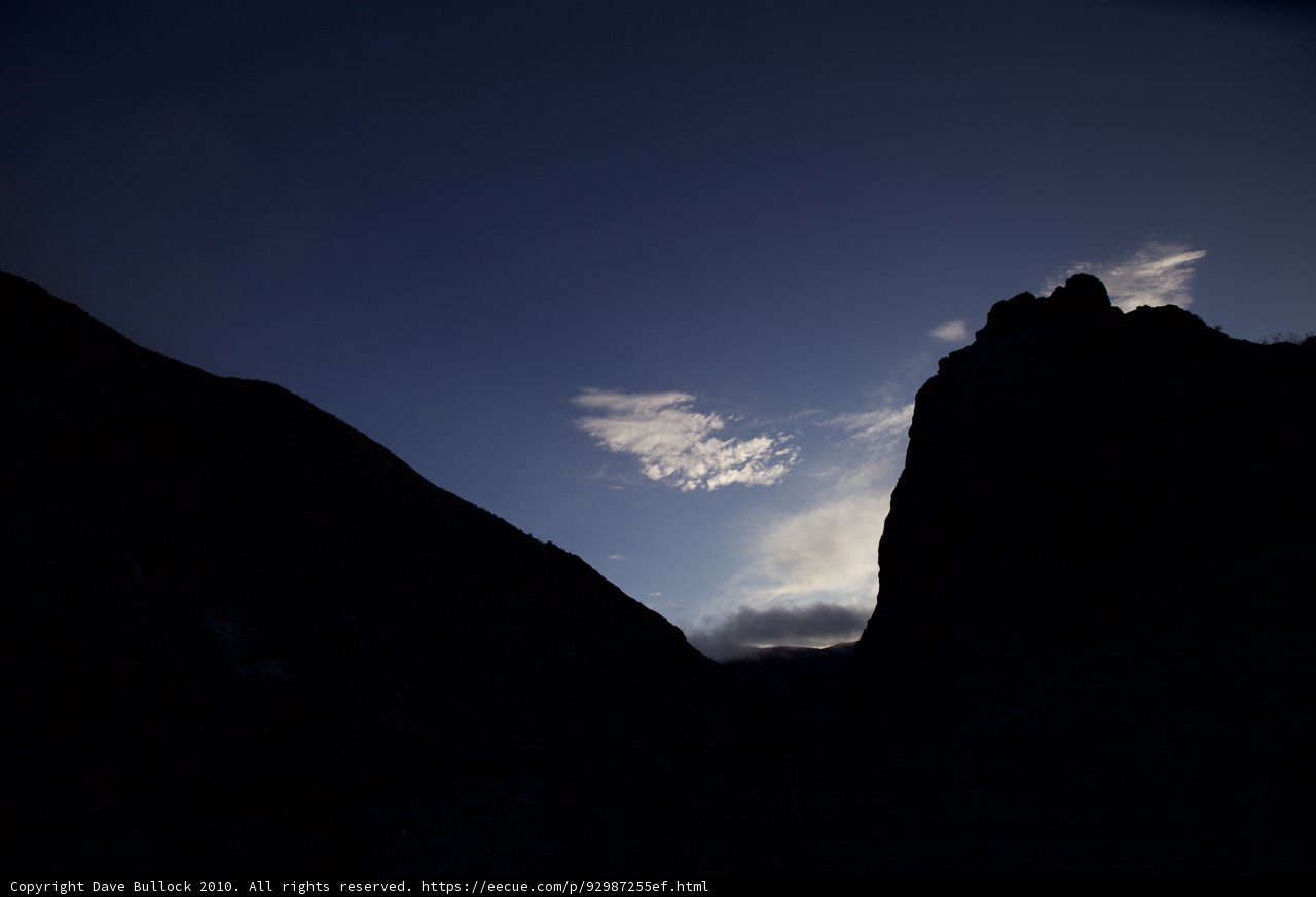 Majestic Mountain Silhouette
