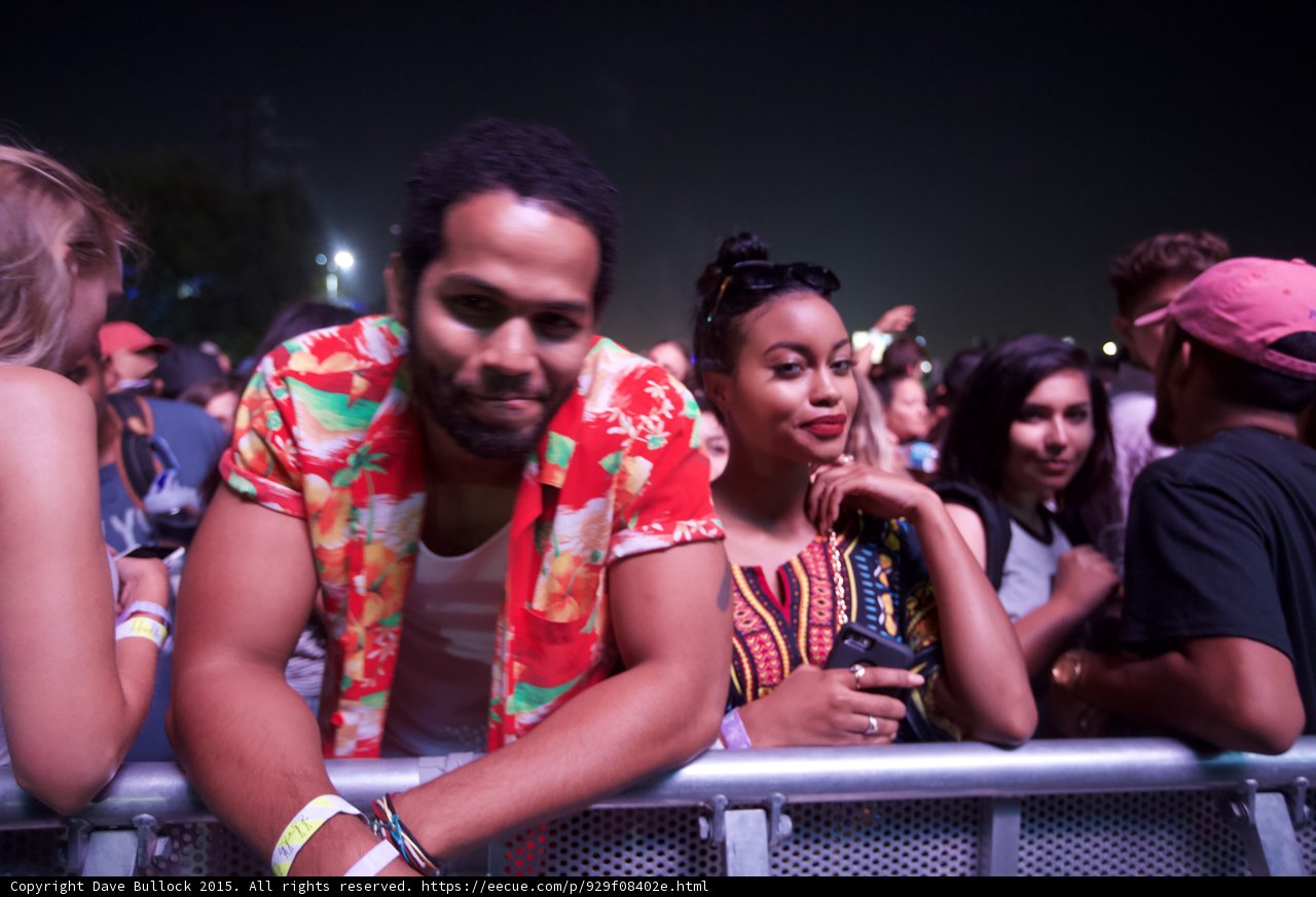 Stylish Couple at Barrier