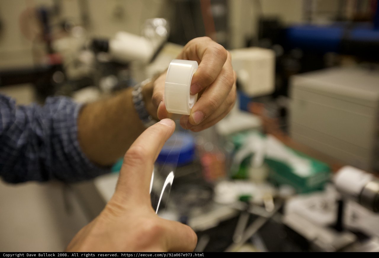 A Piece of Plastic in Hand