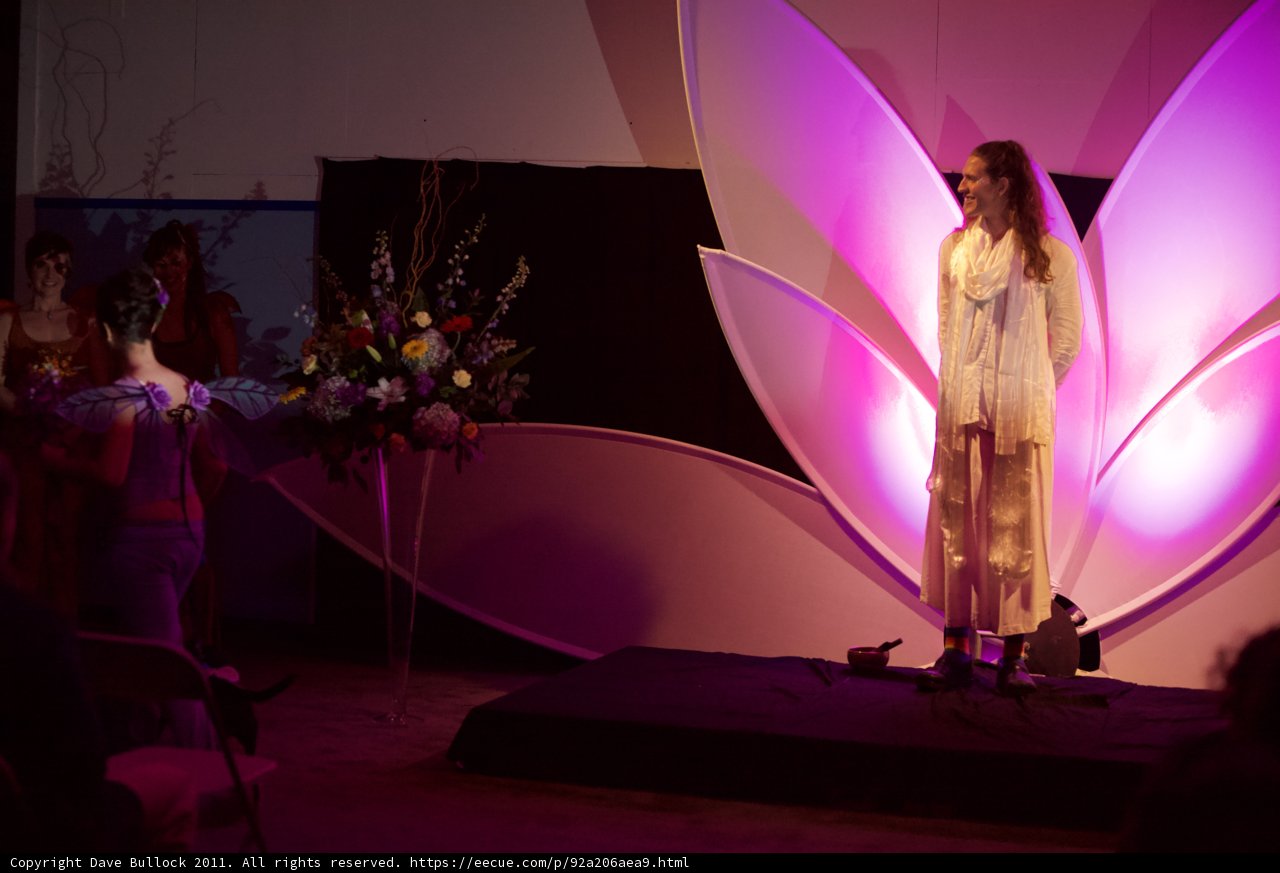 The Blooming Beauty on Stage