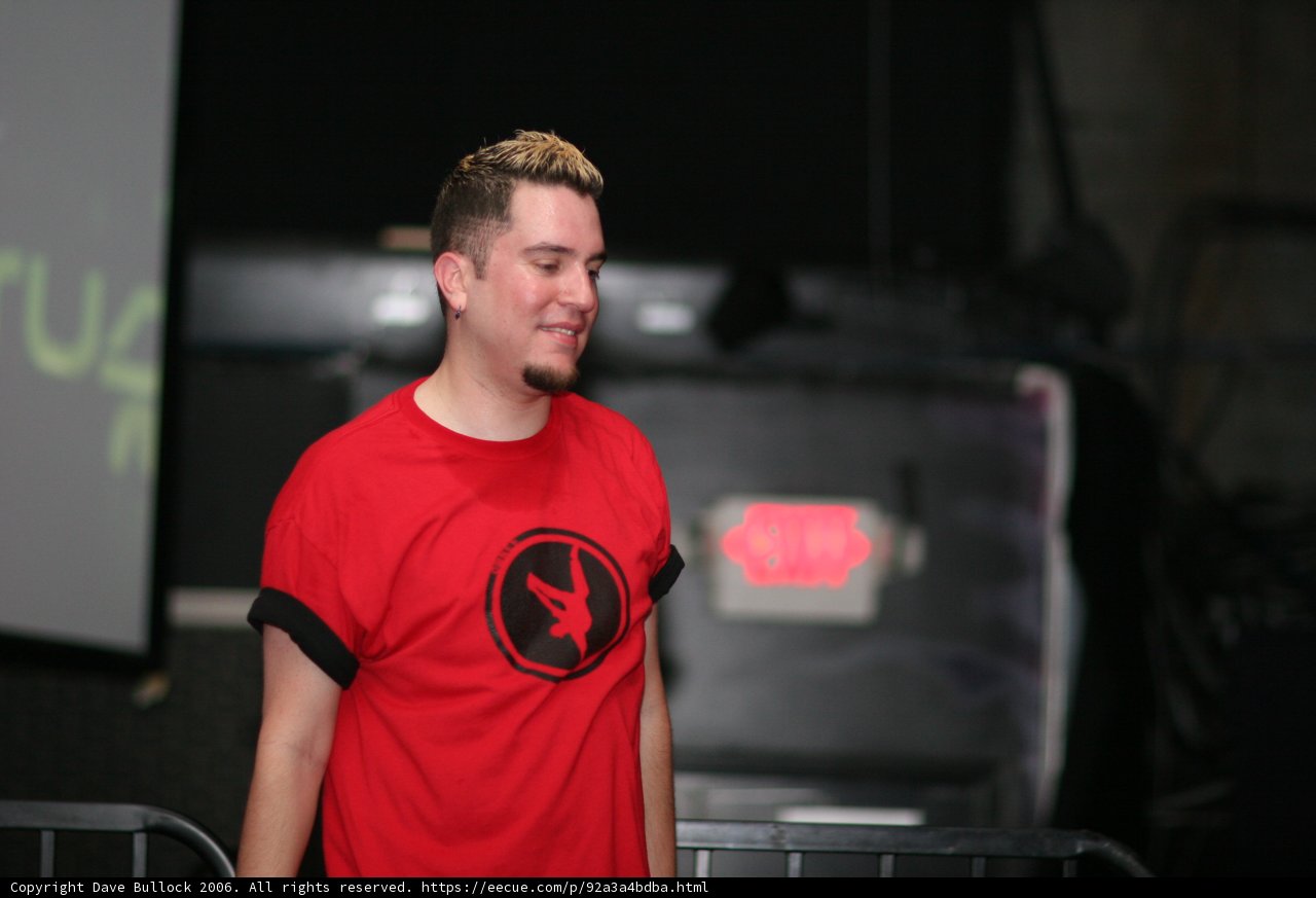 Red Outfit with a Striking Logo