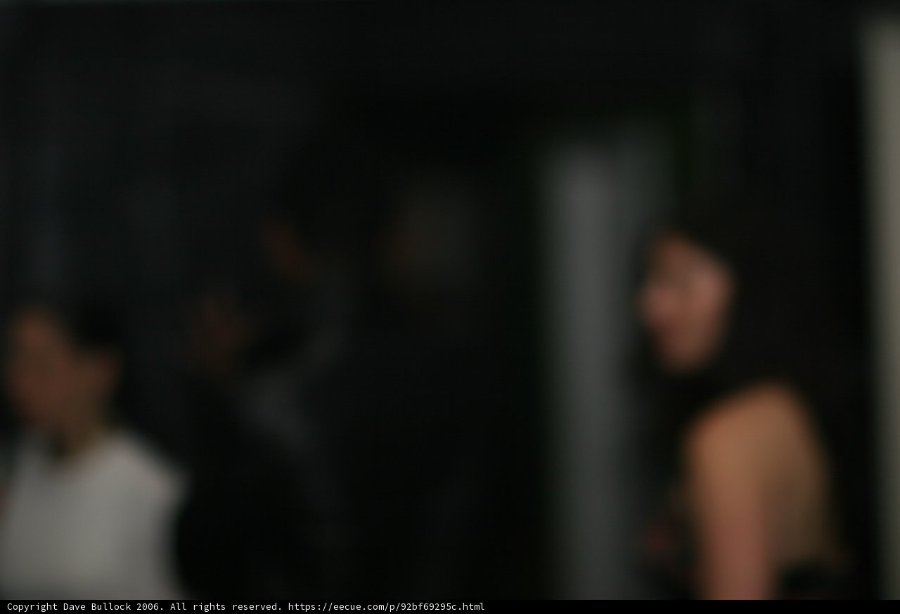 Blurry Nightclub Gathering