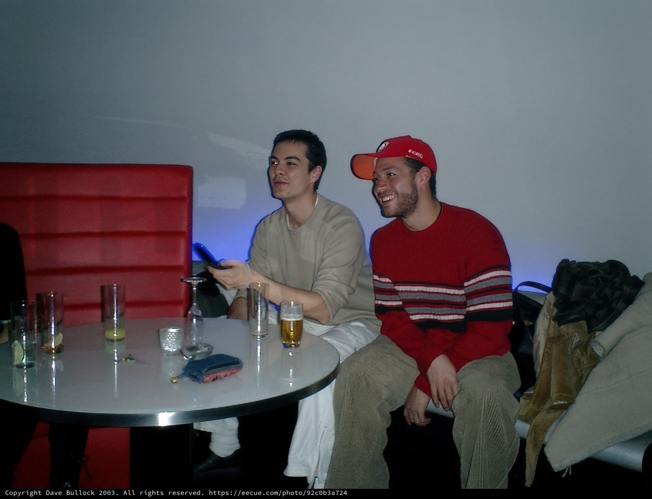 Drinks at Club Evo
