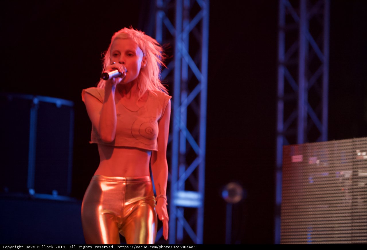 Yolandi Visser Rocks Coachella Stage in Gold