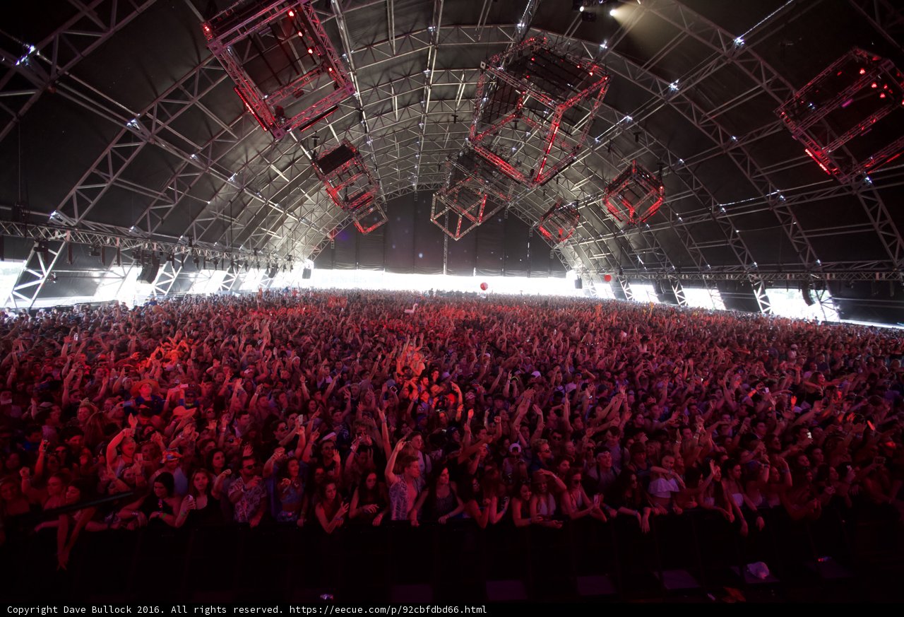 Edge Rocks the Crowd at Coachella 2016
