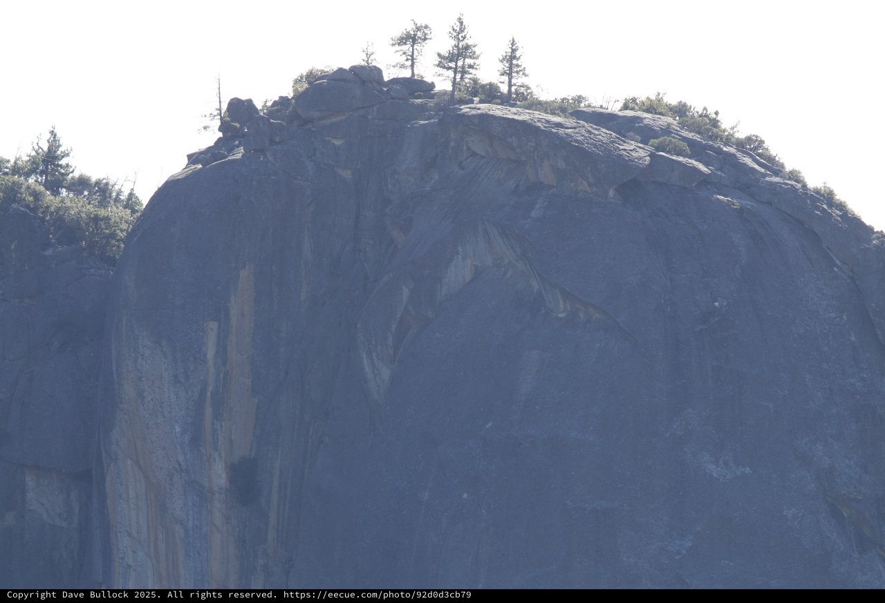 Granite Dome Summit with Pines at Yosemite