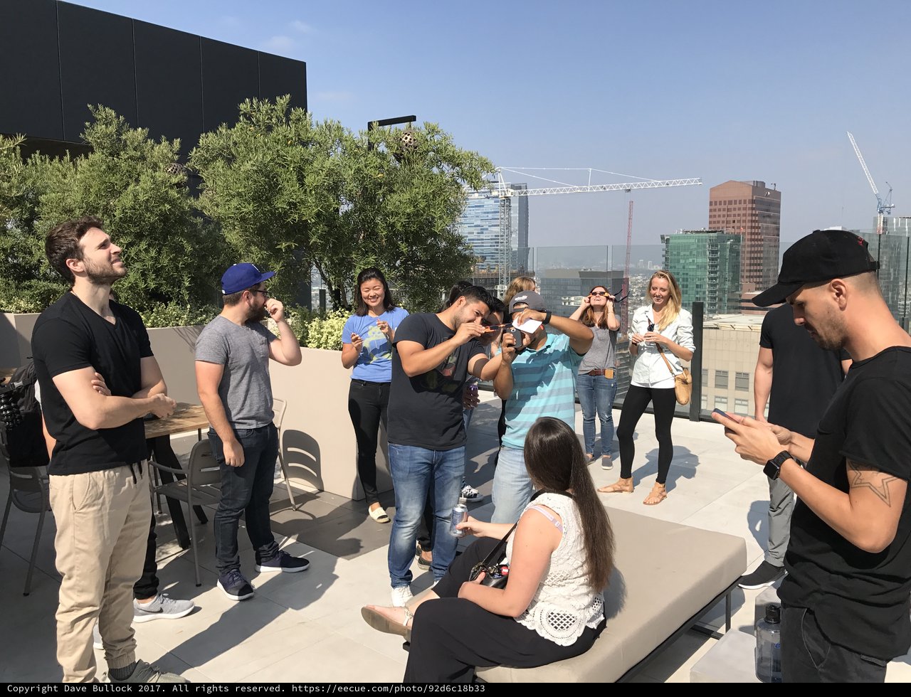 Rooftop Solar Eclipse Viewing Party Downtown Los Angeles