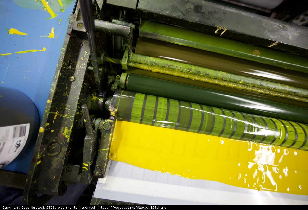 Colorful Machine in Factory