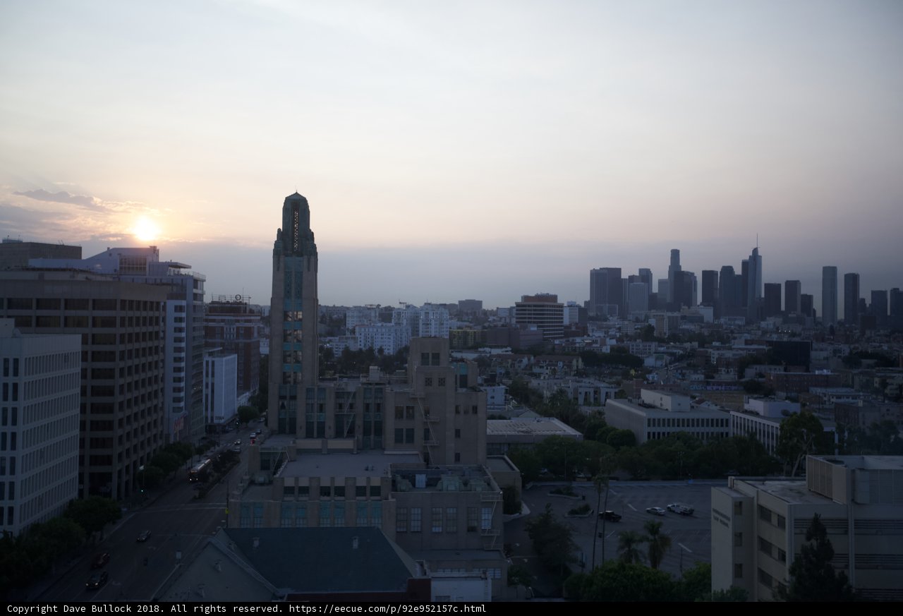 The Golden Hour in the LA Metropolis