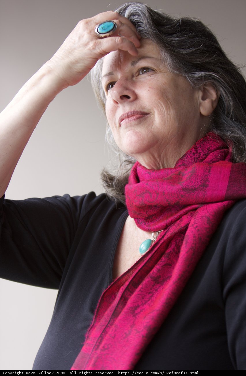 Red Scarf Lady