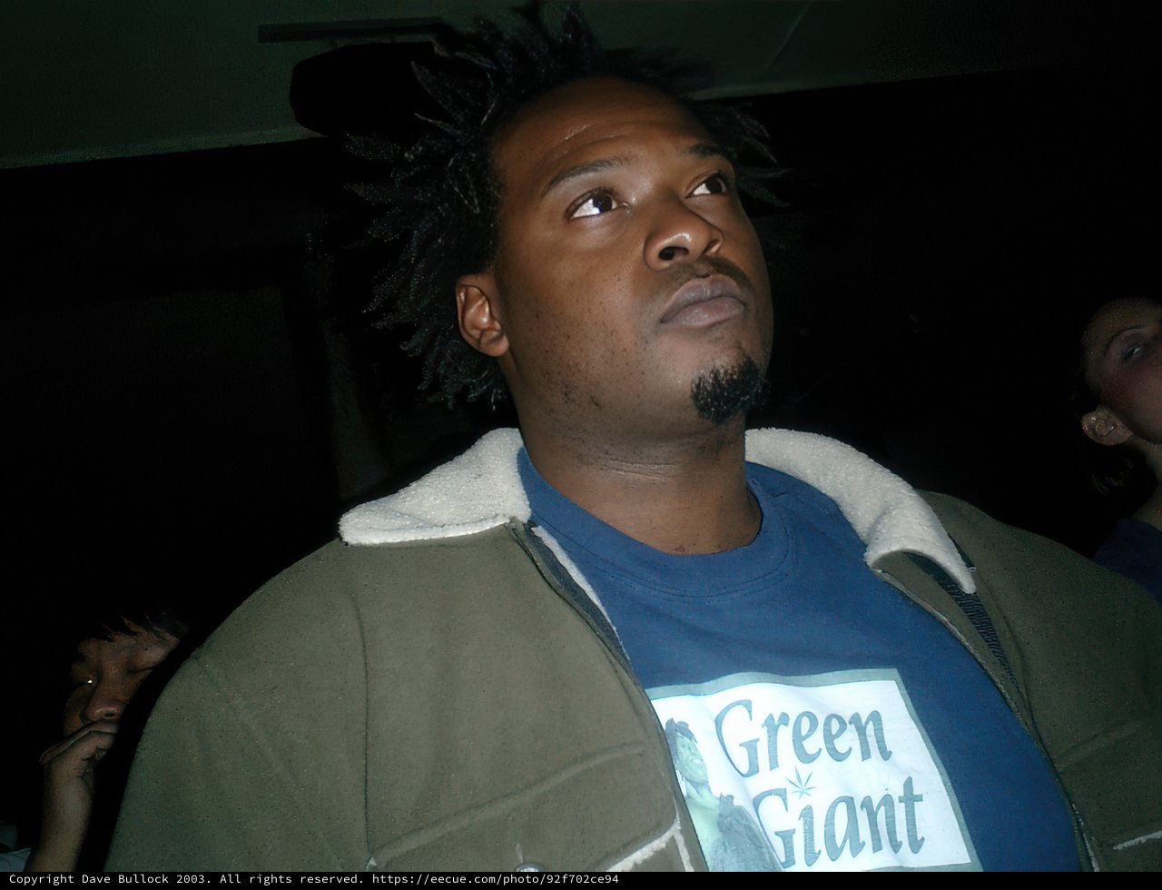 James M: Classic Green Shirt and Dreadlocks
