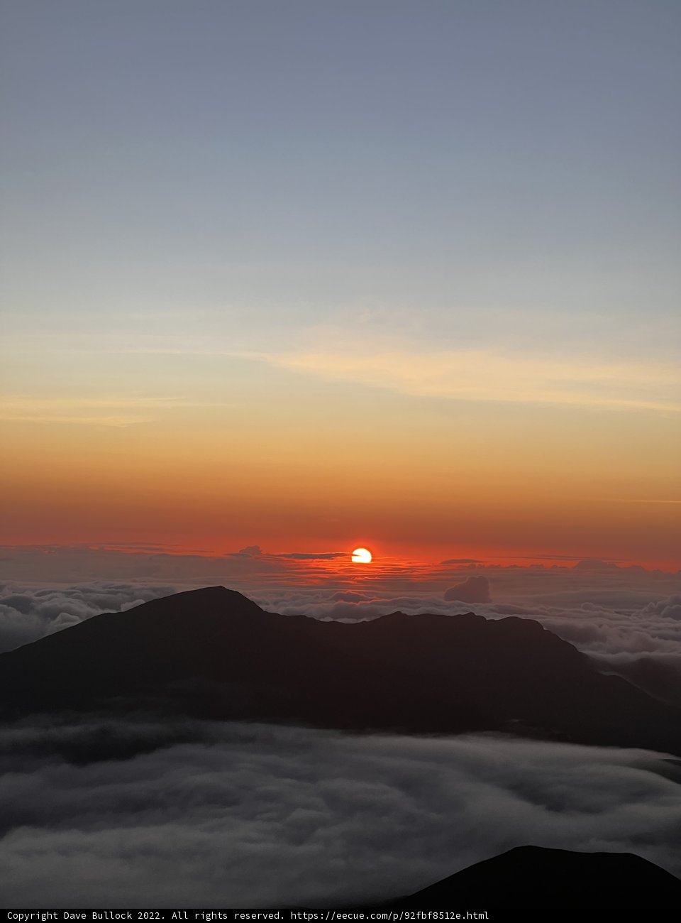 Sunrise over the Clouds