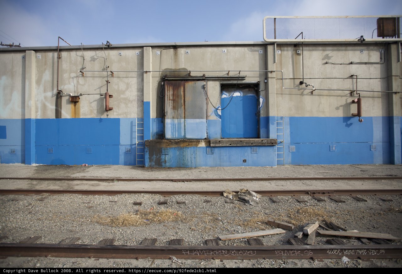 Blue Wall at the Railway Factory