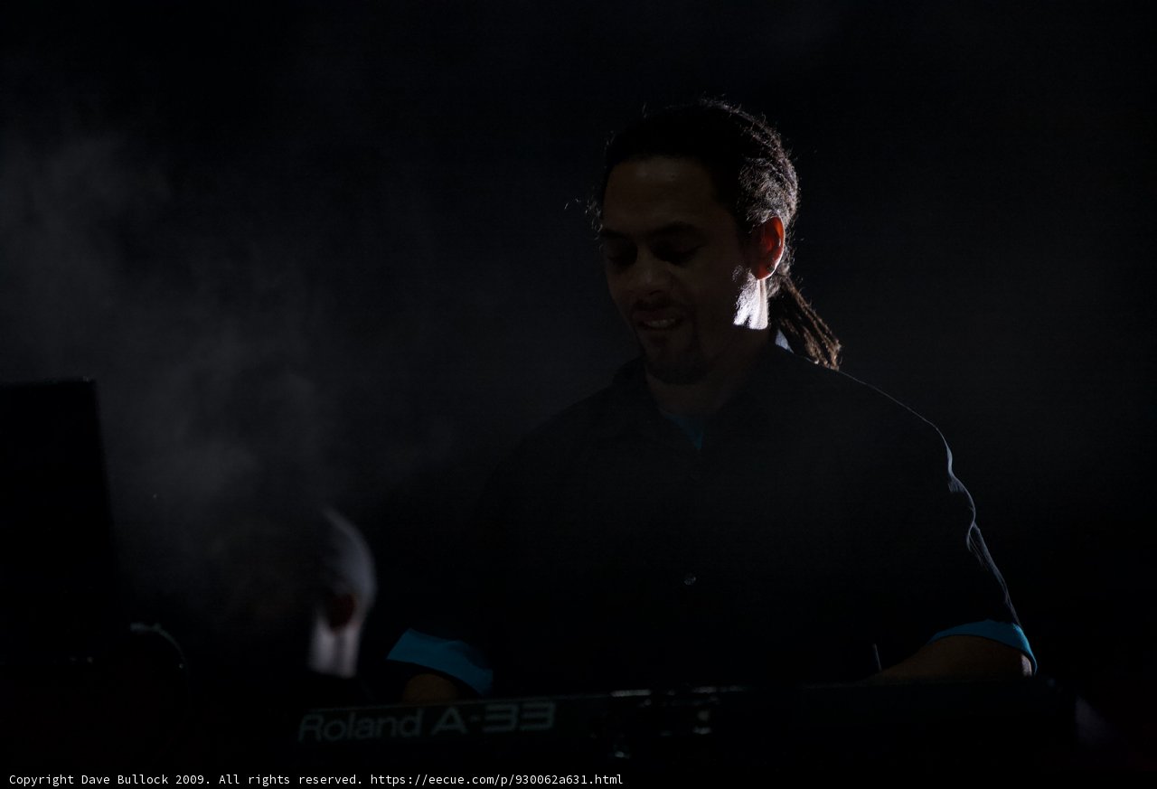 Roni Size's Dark Keyboard Performance at Coachella 2009