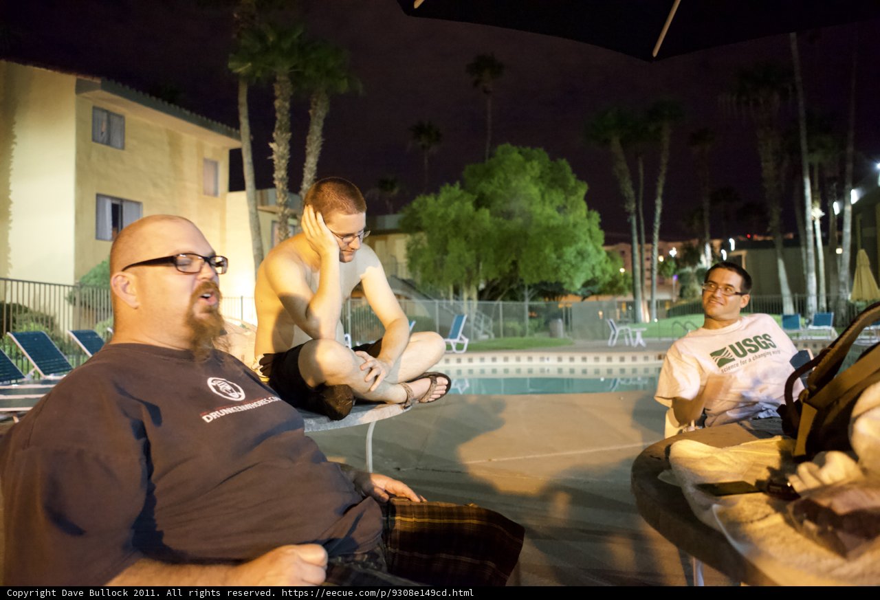 Nighttime Poolside Chill