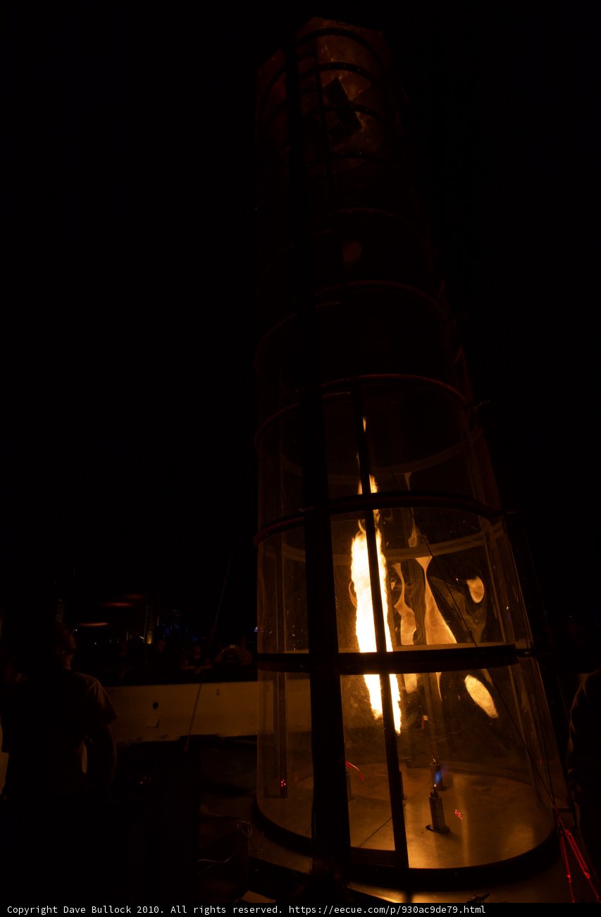 Blazing Hearth in the Center of the Night