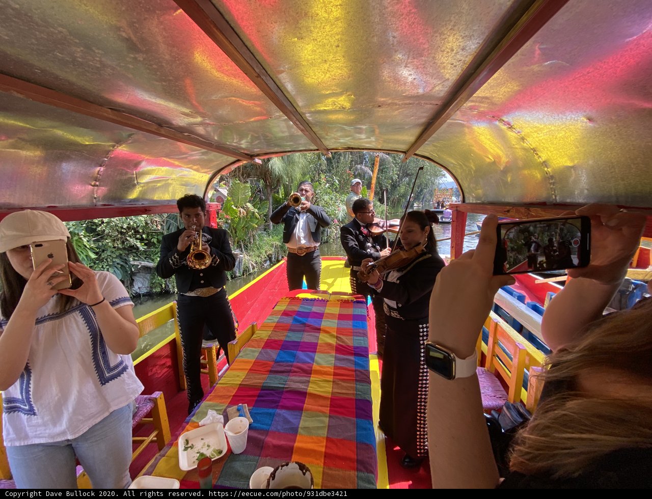 Fun day on a boat in Xochimilco