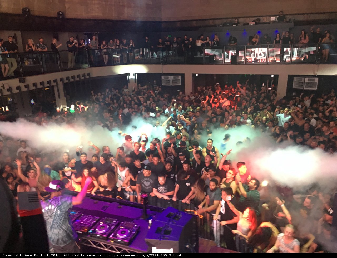 Smoke-filled Nightclub Performance