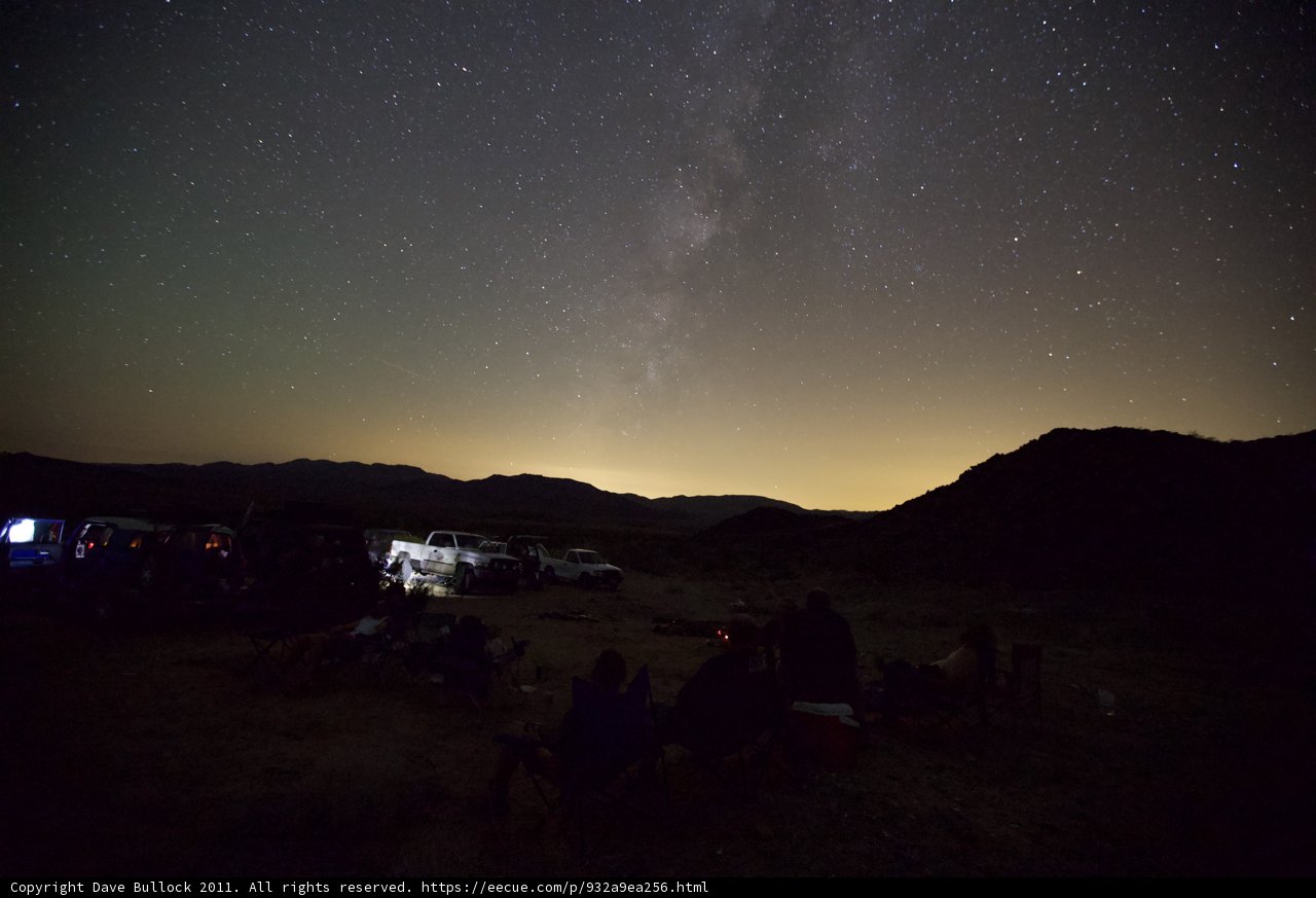 Under the Starry Desert Sky
