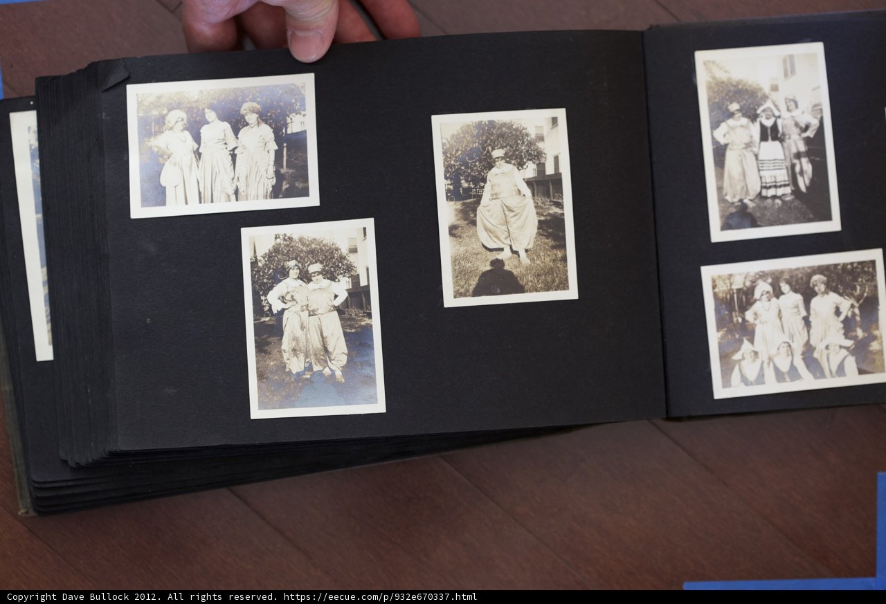 Family Album Featuring Artistic Collage