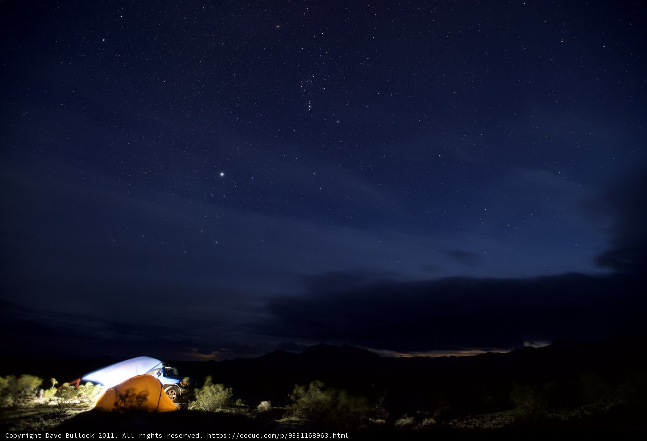 Starry Night Camping