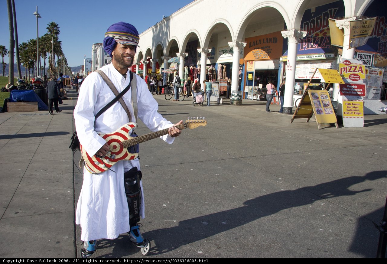 The White-Clad Guitarist