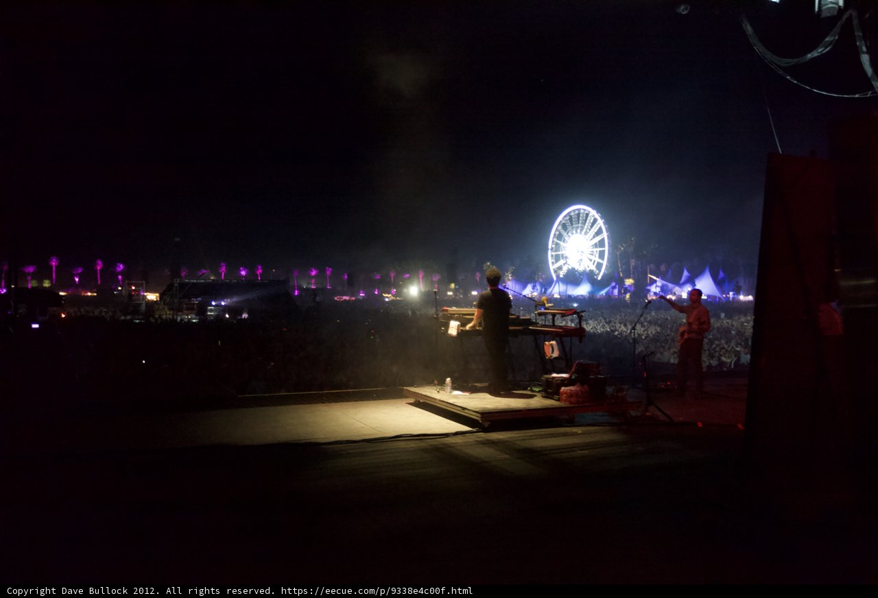 Concert Performance Under the Night Sky
