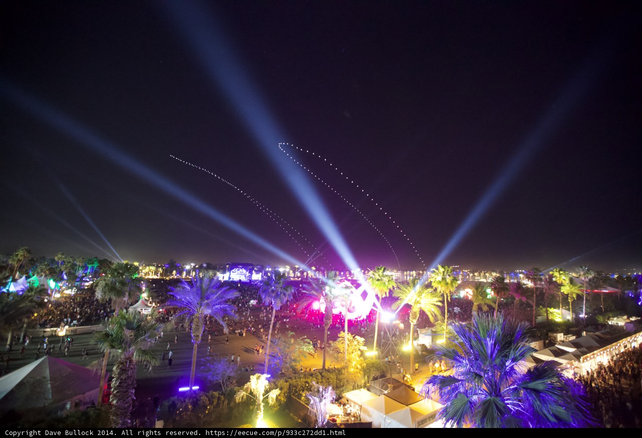 Bright Lights of Coachella Night