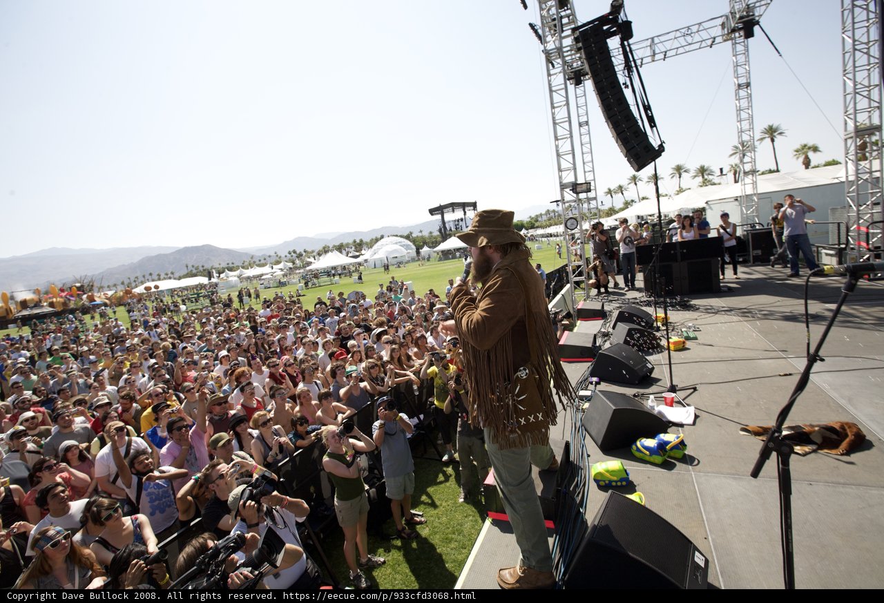 Cowboy Hat in the Coachella Crowd