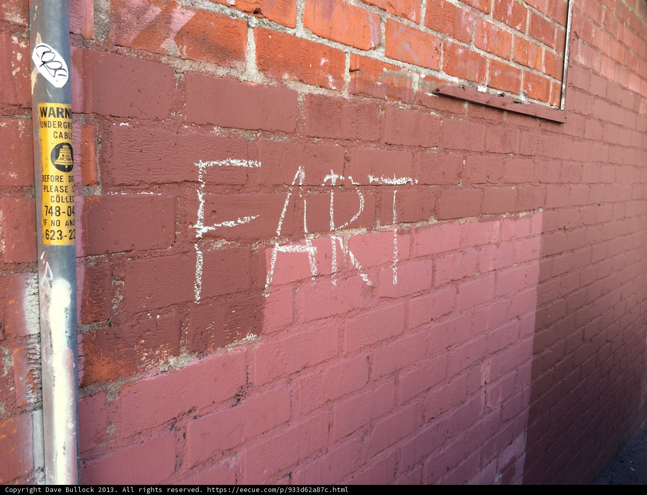 Farting up the Brick Wall