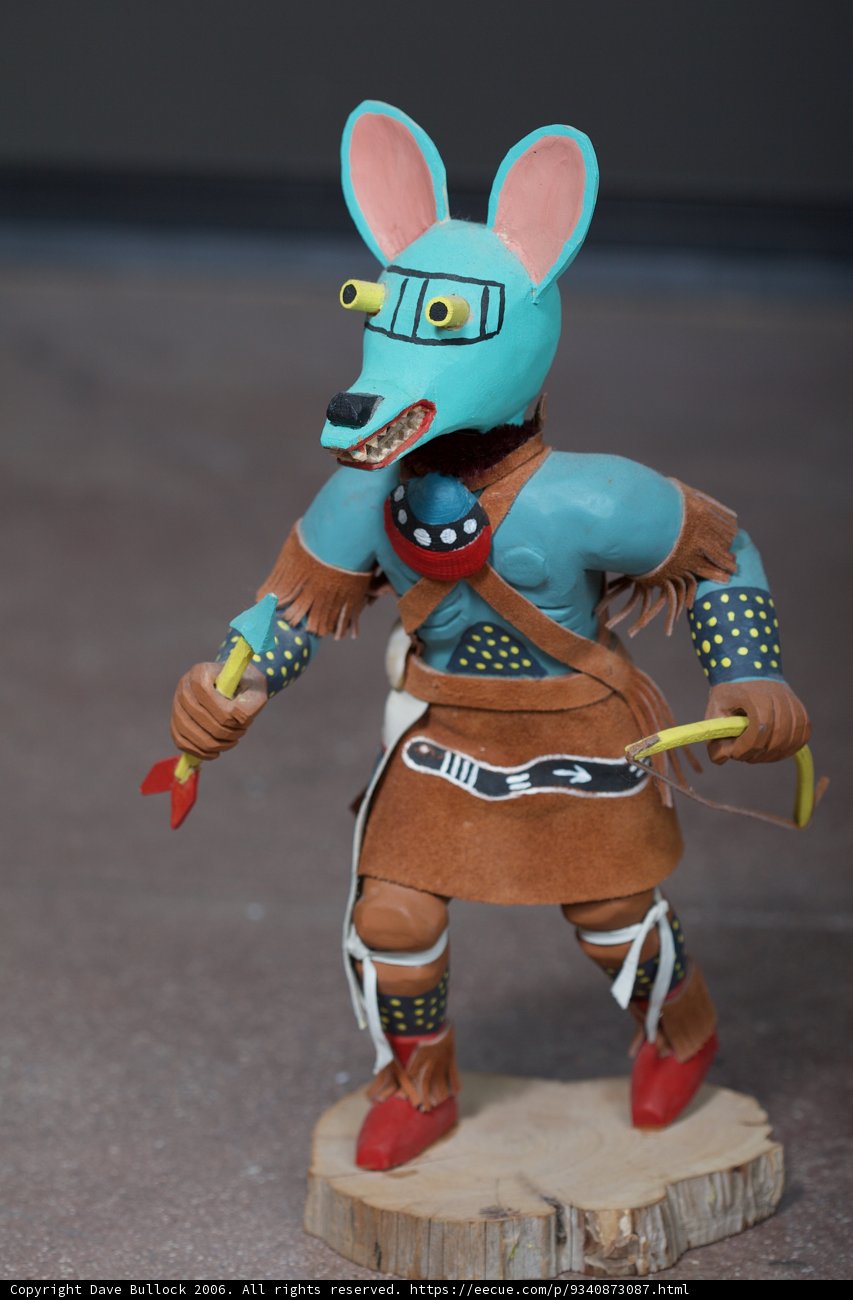 Mouse in Native American Clothing Figurine