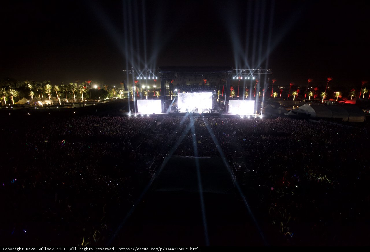 Shining Lights on a Crowded Stage at Coachella