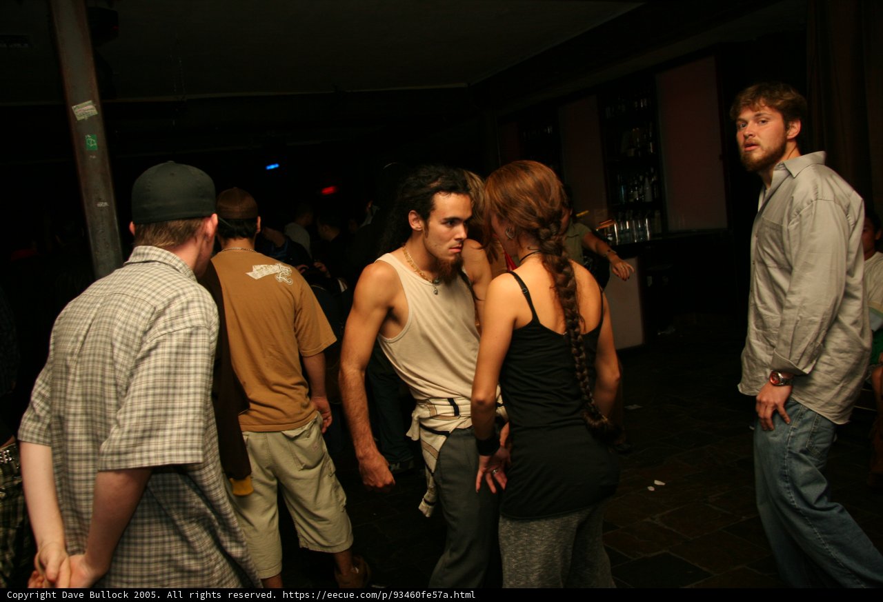 Nightlife gathering at a club