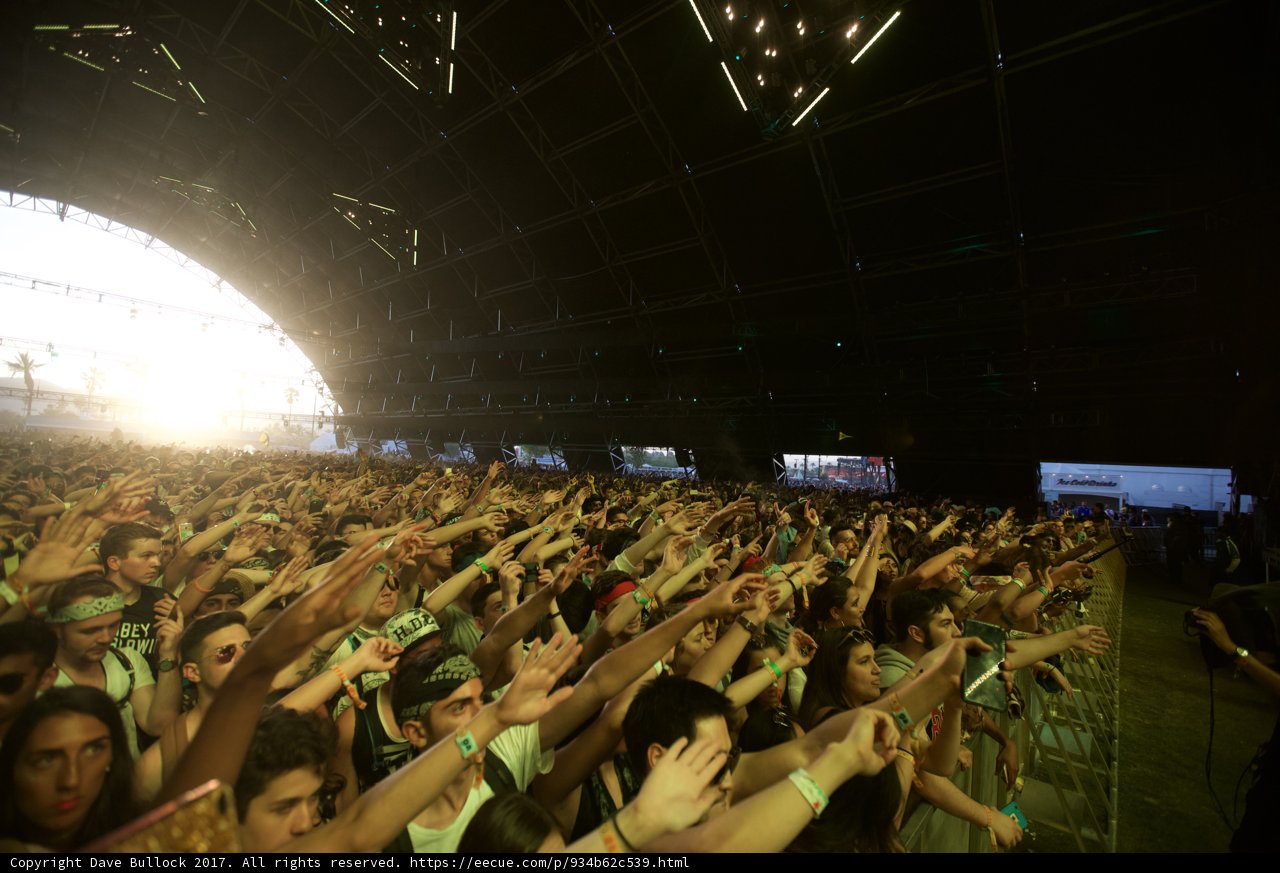 Coachella Crowd Goes Wild
