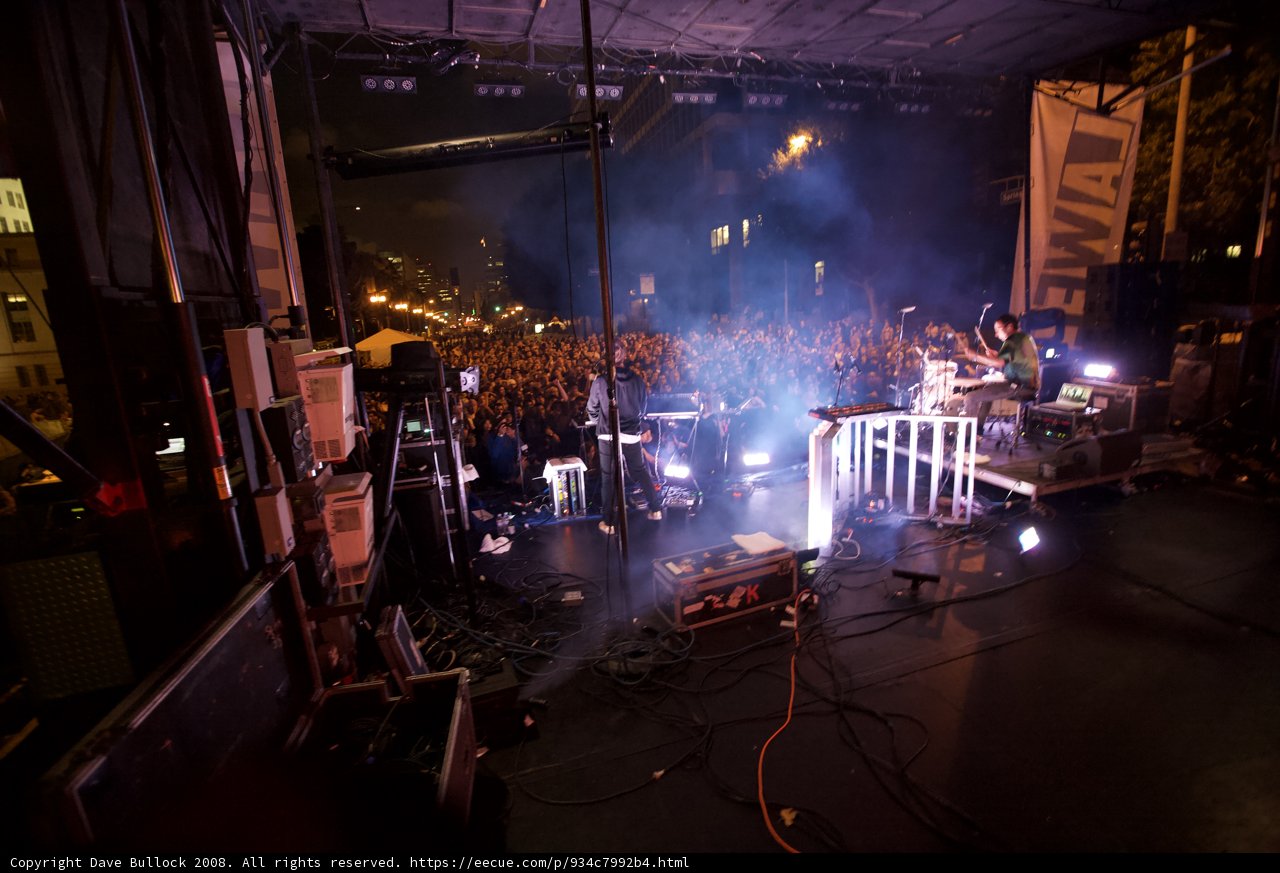 Nighttime Rock Concert