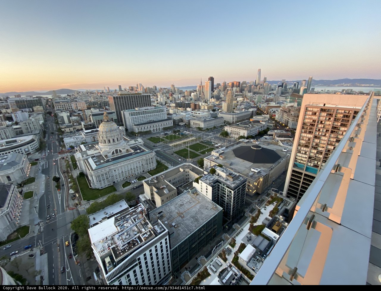 San Francisco Skyline at Sunset