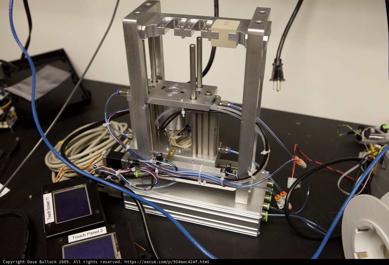 The Wires and Hardware of a UCLA Micro Bio Chip Machine