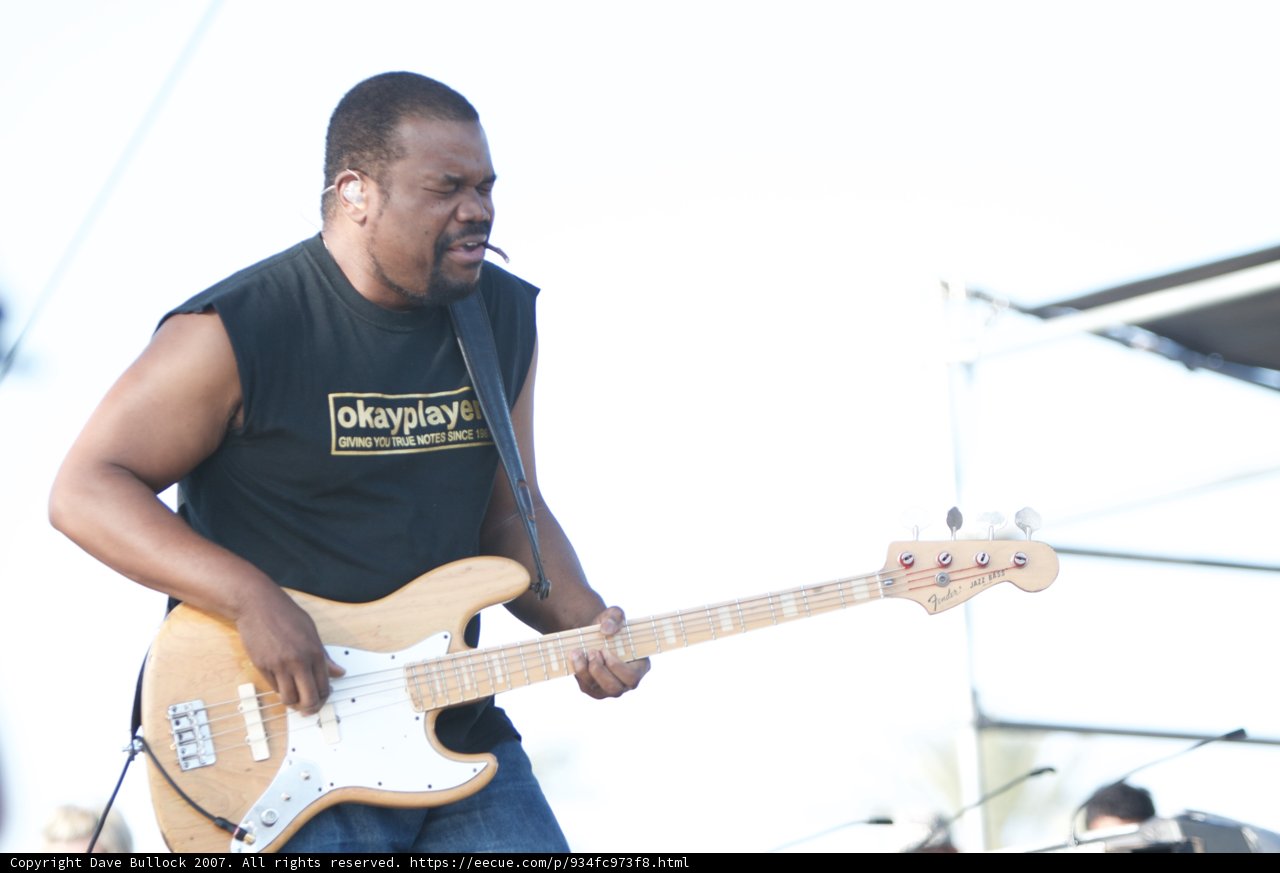 Rocking the Stage with his Bass Guitar