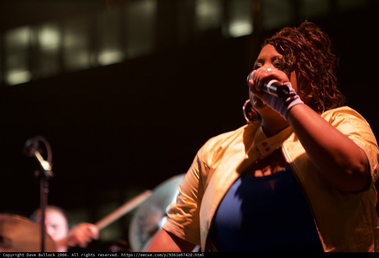 Rocking the Mic at 2006 Detour 3 Concert