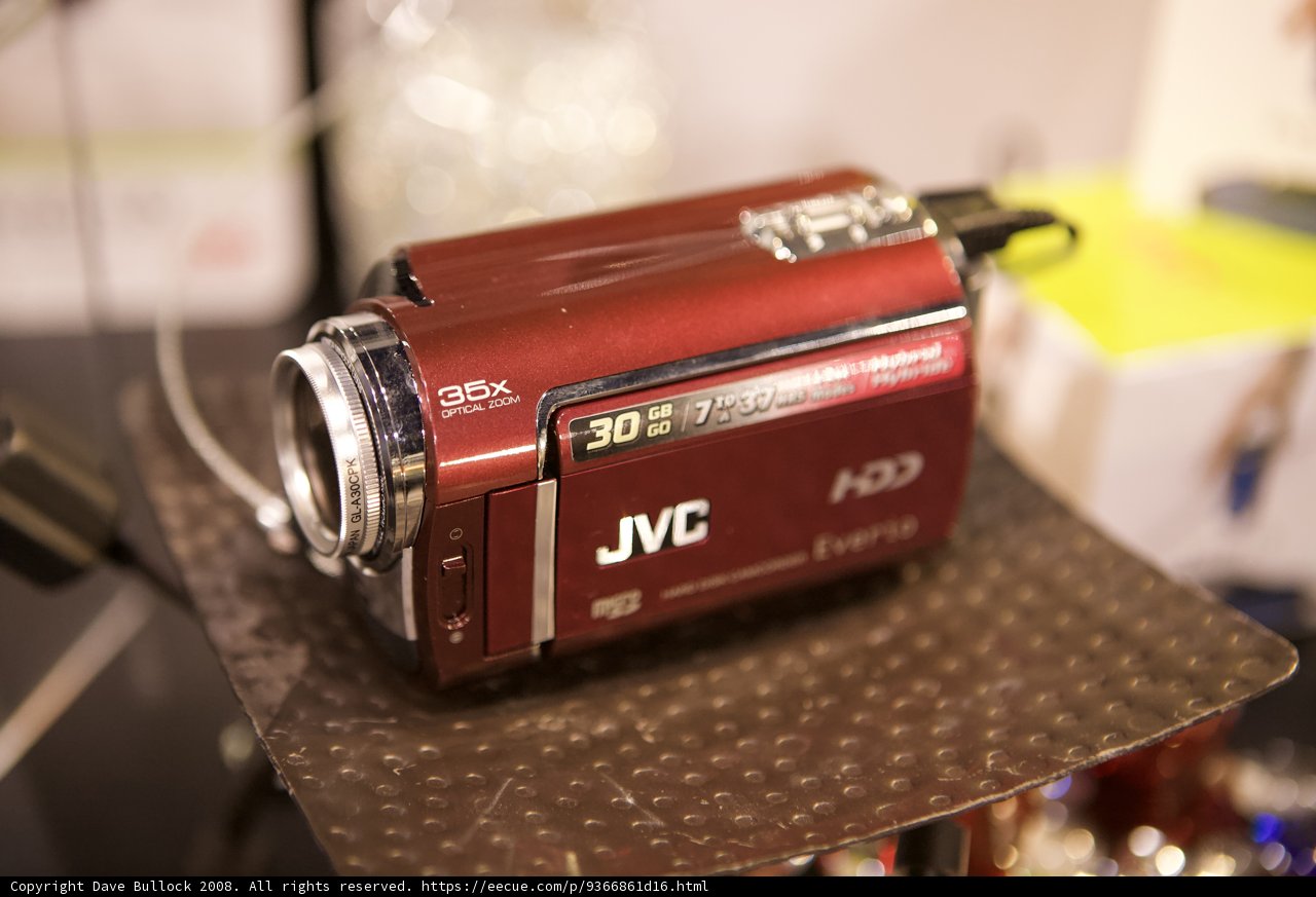 Red Digital Camera on the Table