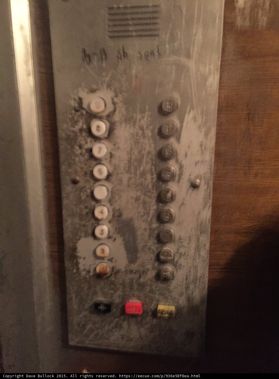 Soviet Elevator Panel