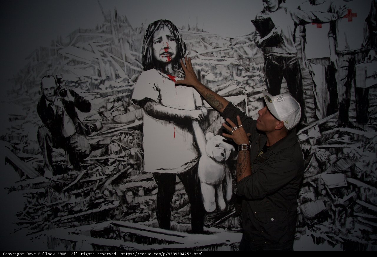 The Mural of a Bloody Girl